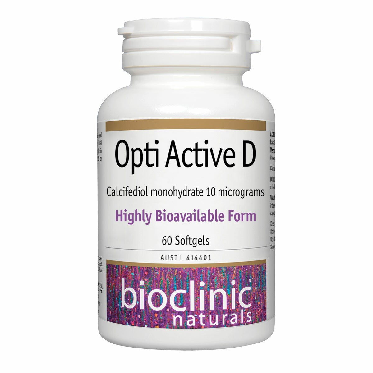 Bioclinic Naturals Opti Active D Softgels