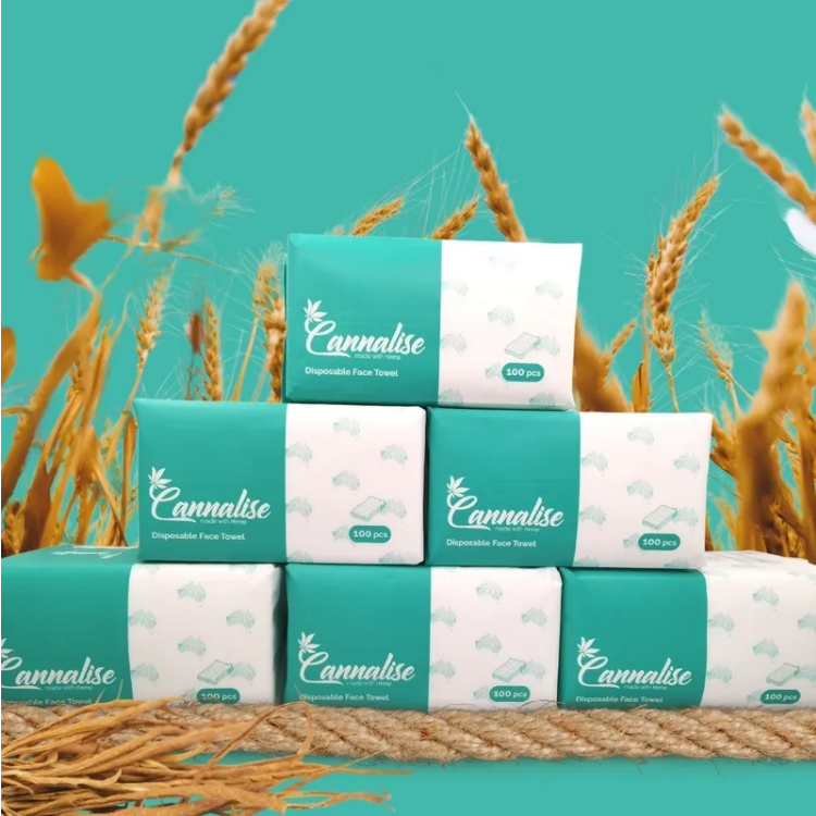 Cannalise made with Hemp - Disposable Face Towel (100pc)