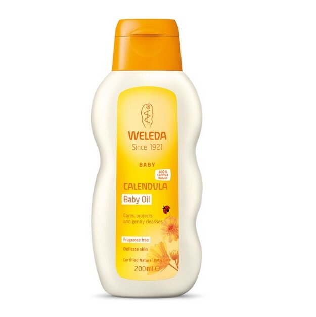 Calendula Baby Oil Fragrance Free Weleda