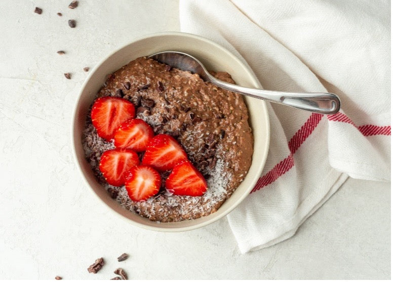 Chocolate Almond Hemp Seed Porridge (Gluten & Dairy Free) Recipe