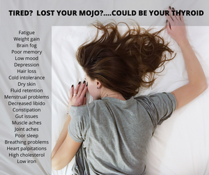 Tired?   Lost your Mojo?.......Could be your Thyroid!