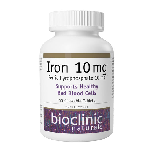 Bioclinic Naturals Iron 10 mg 60 Tabs