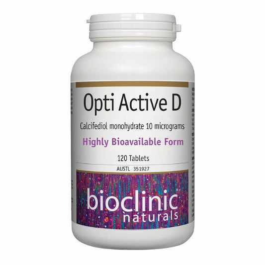 Bioclinic Naturals Opti Active D Tablets