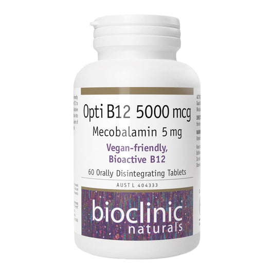 Bioclinic Naturals Opti B12 5000 mcg 60 Caps