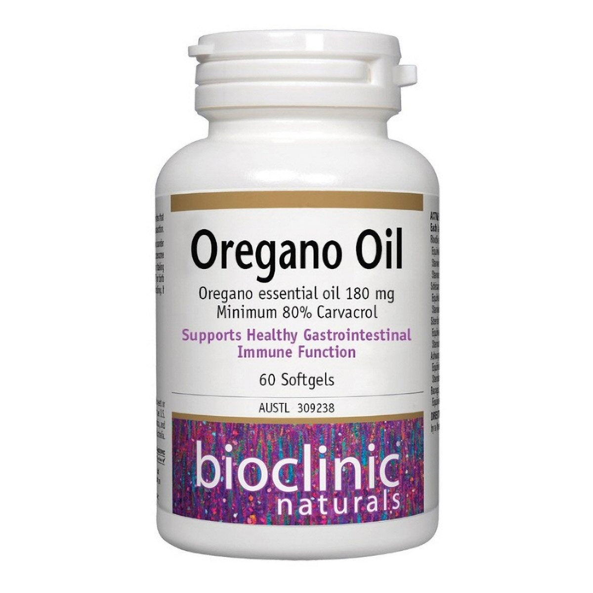 Bioclinic Naturals Oregano Oil 60 Caps