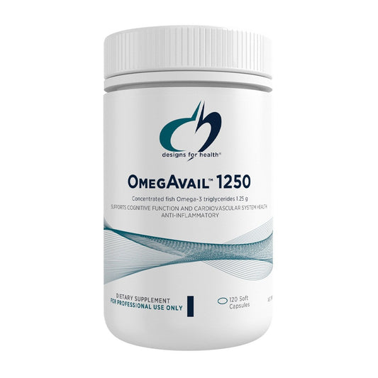 Designs For Health OmegAvail 1250 120 Caps