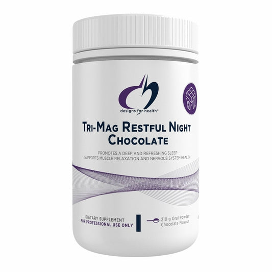Designs For Health Tri-Mag Restful Night 210g (Chocolate)