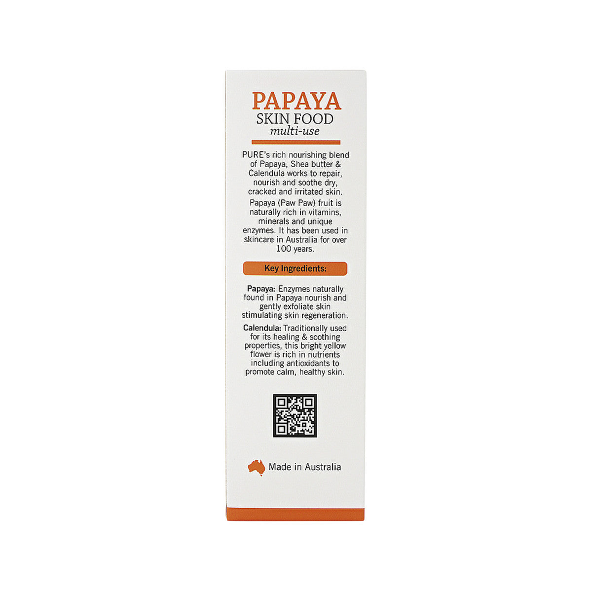 P'URE Papayacare Papaya Skin Food Multi-Use - Paw Paw with Calendula 75g