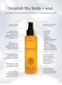 Sensuali Perfumed Body Oil - Melis