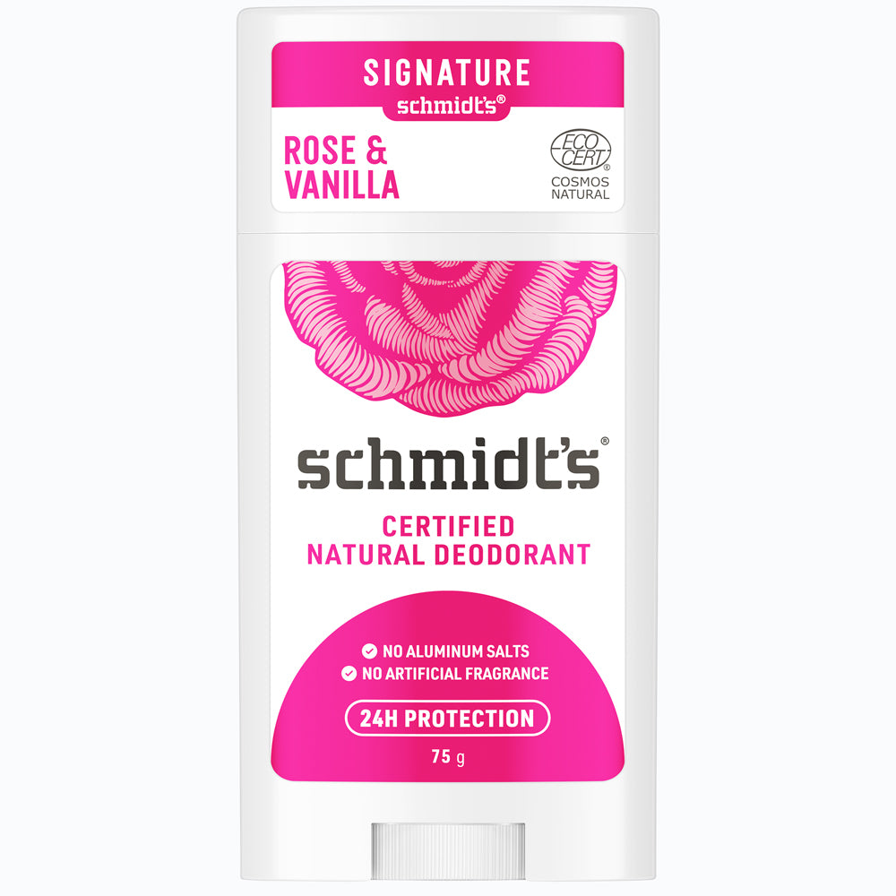Schmidt's Deodorant Stick Rose & Vanilla