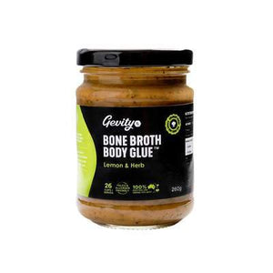 Bone Broth Body Glue Lemon & Herb Gevity RX 260g