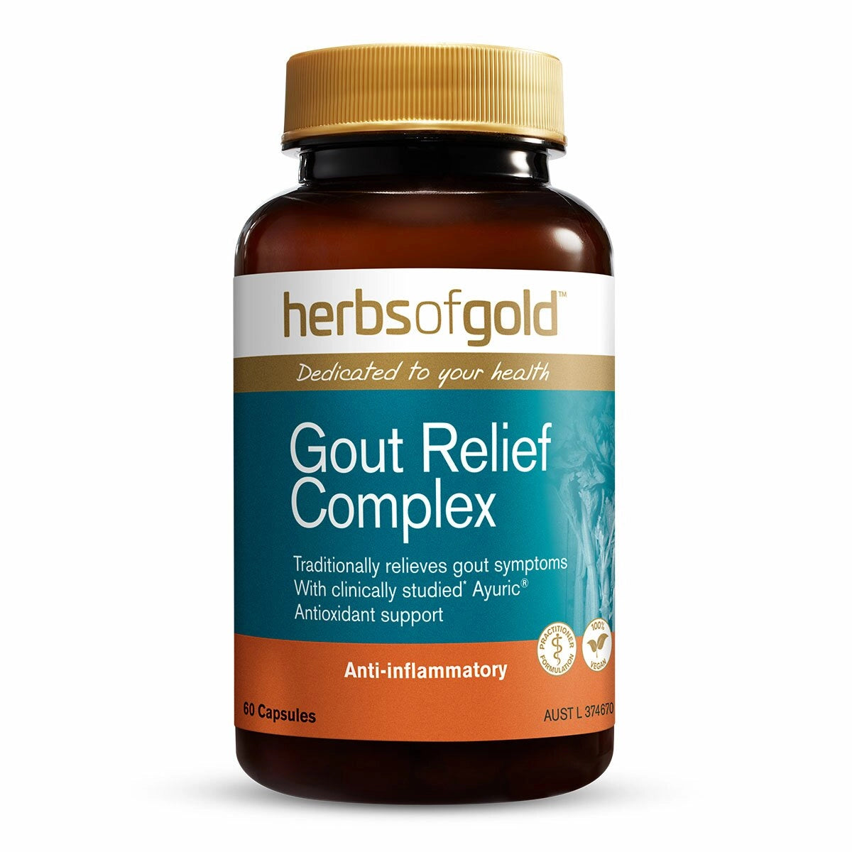 Gout Relief Complex Herbs of Gold