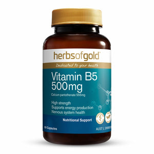 Vitamin B5 500mg Herbs of Gold
