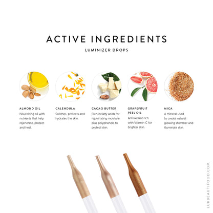 Luminizer Drops White Gold Lük Beautifood