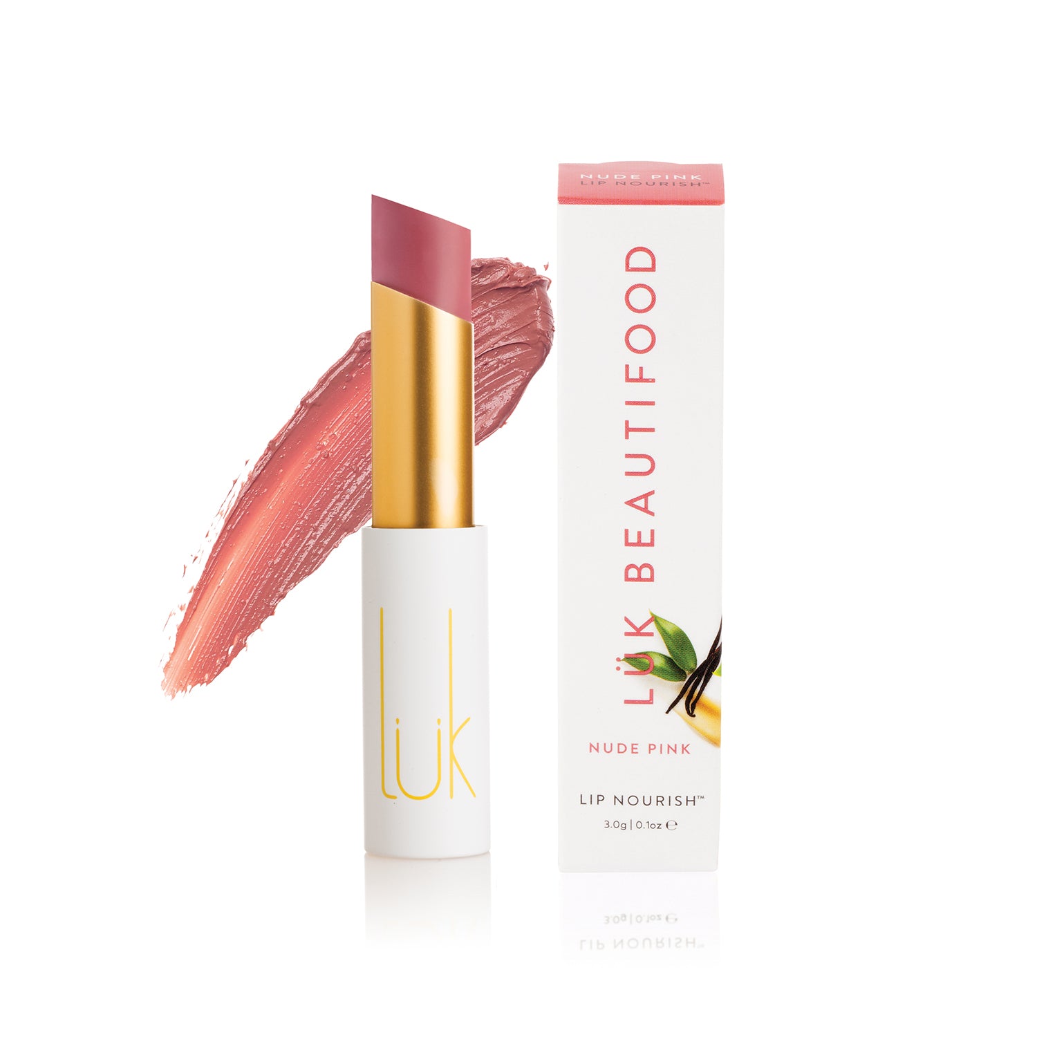 100% Natural Lip Nourish™ Nude Pink Lük Beautifood