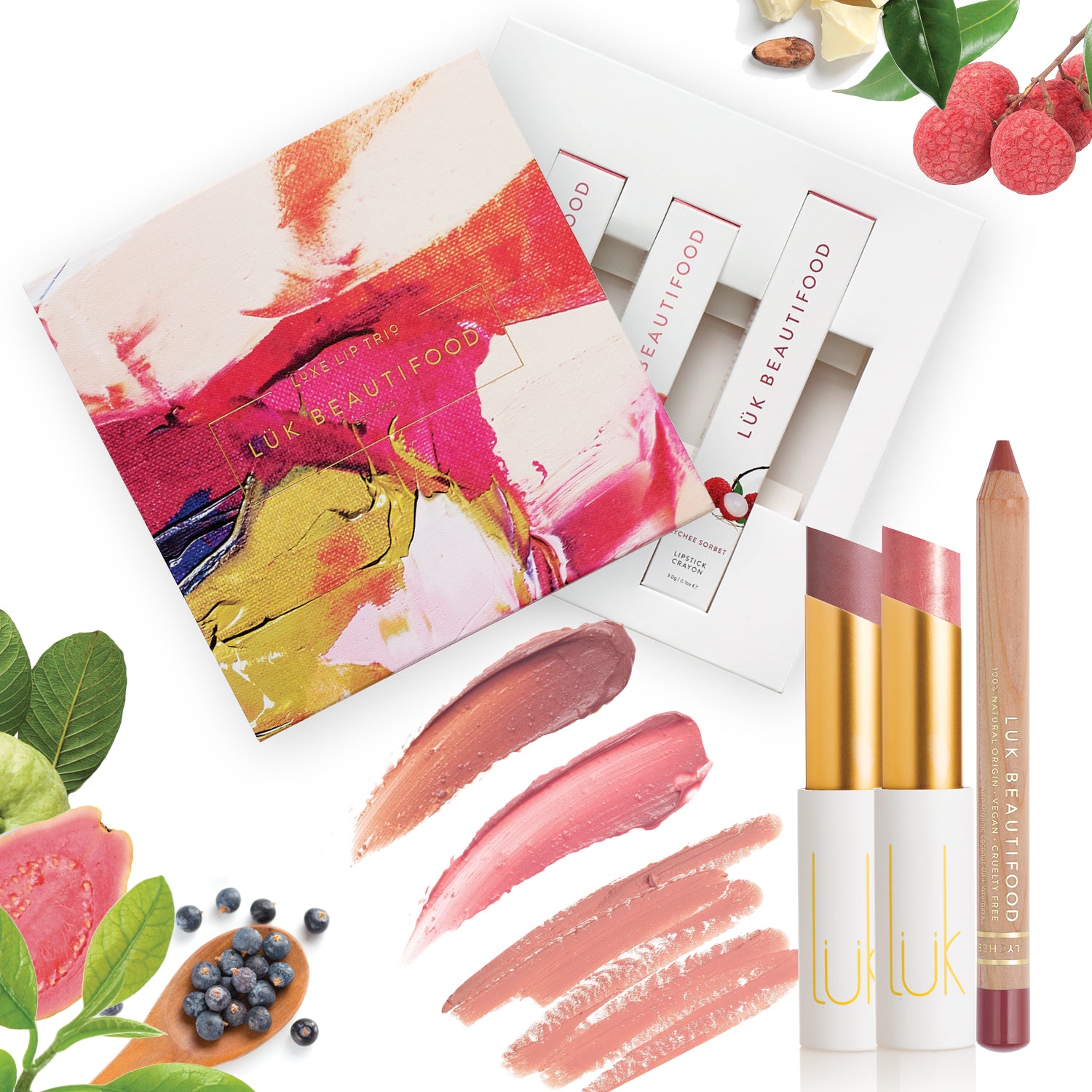 Luxe Lip Trio Nude Pinks Special Offer Lük Beautifood