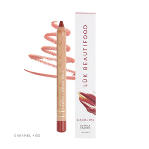Lipstick Crayon in Caramel Kiss Lük Beautifood
