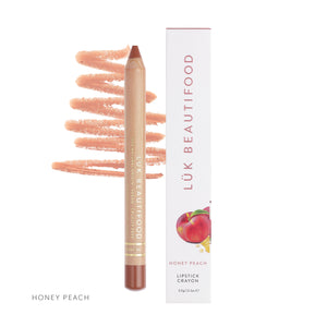 Lipstick Crayon in Honey Peach Lük Beautifood