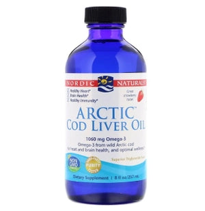 Arctic Cod Liver Oil Strawberry Nordic Naturals