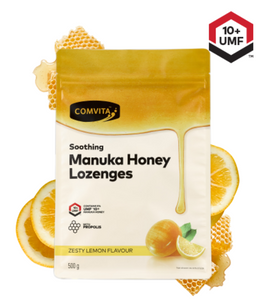 Comvita Manuka Honey Lozenges with Propolis (Lemon and Honey) 500g