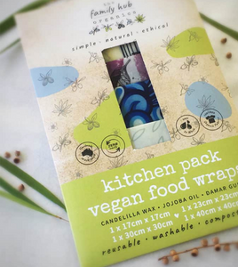 Wax Wraps – Vegan food wraps – Kitchen Set