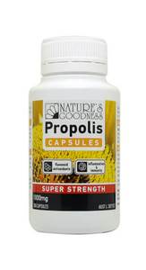 PROPOLIS SUPER STRENGTH 1000mg 100 caps Natures's Goodness