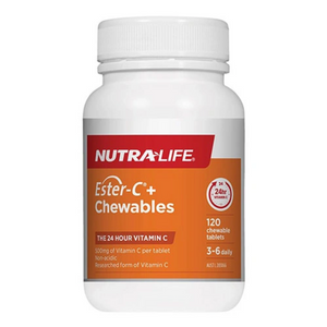 Nutra-Life Ester C + Chewables 120 Chewable Tablets
