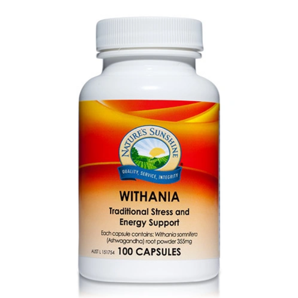 Natures Sunshine Withania 100 Capsules