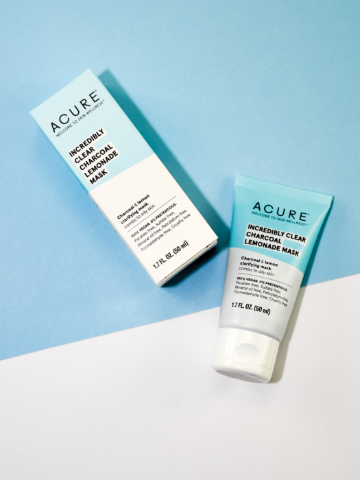 INCREDIBLY CLEAR CHARCOAL LEMONADE MASK ACURE