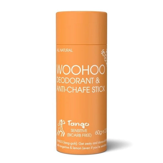 Woohoo Body! Natural Deodorant & Anti Chafe Stick - Tango 60g