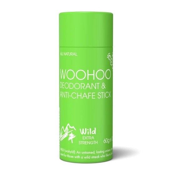 Woohoo Body! Natural Deodorant & Anti Chafe Stick - Wild 60g